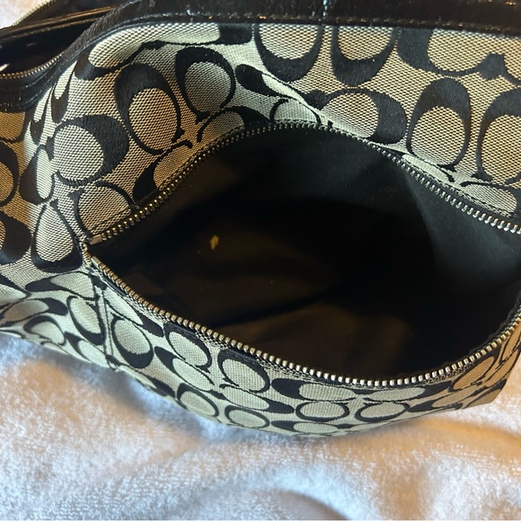 Coach og print black saddlebag - Picture 2 of 3
